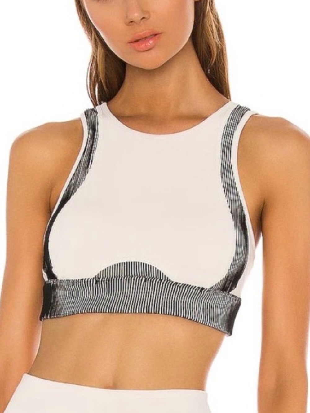Alo Electric Sports Bra in Bone | LIKE NEW | MEDIUM